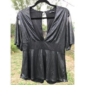Express black blouse
